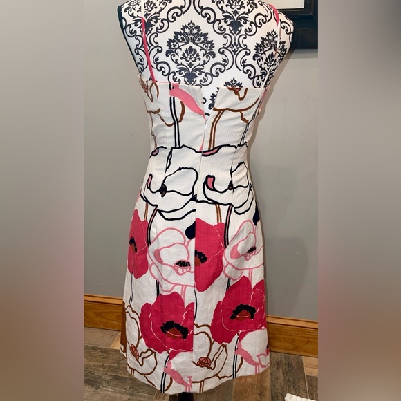 Milly of New York strapless/spaghetti strap orchid print sundress - Picture 4 of 5